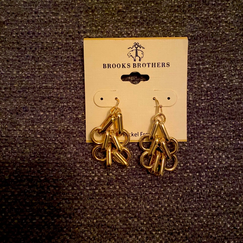NWT Brooks Brothers Earrings with box